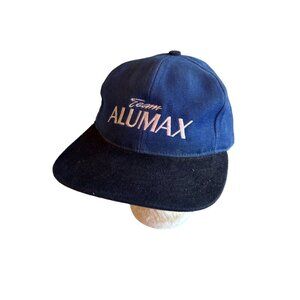 Alumax Blue Snapback Hat By Competition Headwear Adjustable Vintage Trucker